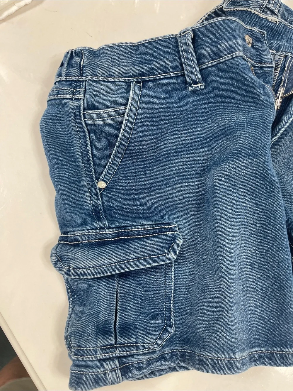 Joe's Jeans Kids Denim Cargo Shorts - Blue